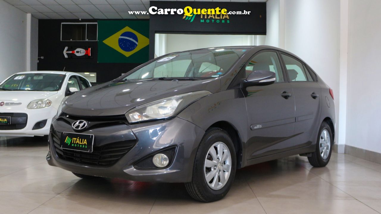 HYUNDAI   HB20S C.STYLEC.PLUS1.6 FLEX 16V AUT. 4P   CINZA 2015 1.6 FLEX - Loja