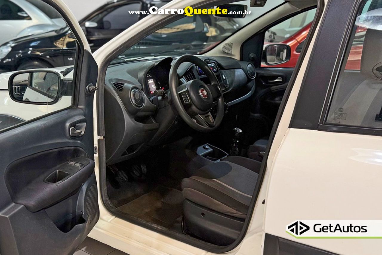 FIAT   UNO WAY 1.0 EVO FIRE FLEX 8V 5P   BRANCO 2015 1.0 FLEX - Loja