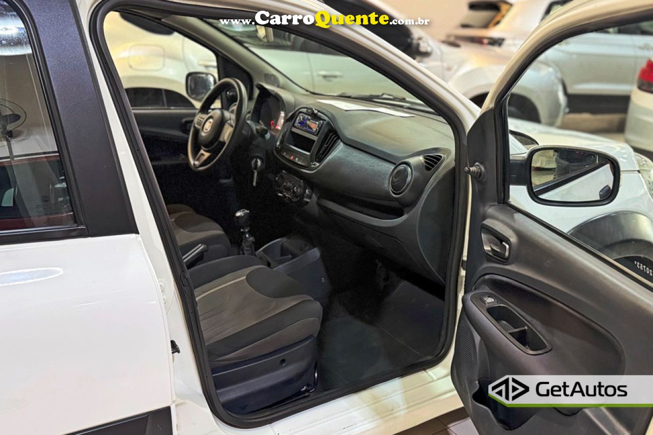 FIAT   UNO WAY 1.0 EVO FIRE FLEX 8V 5P   BRANCO 2015 1.0 FLEX - Loja