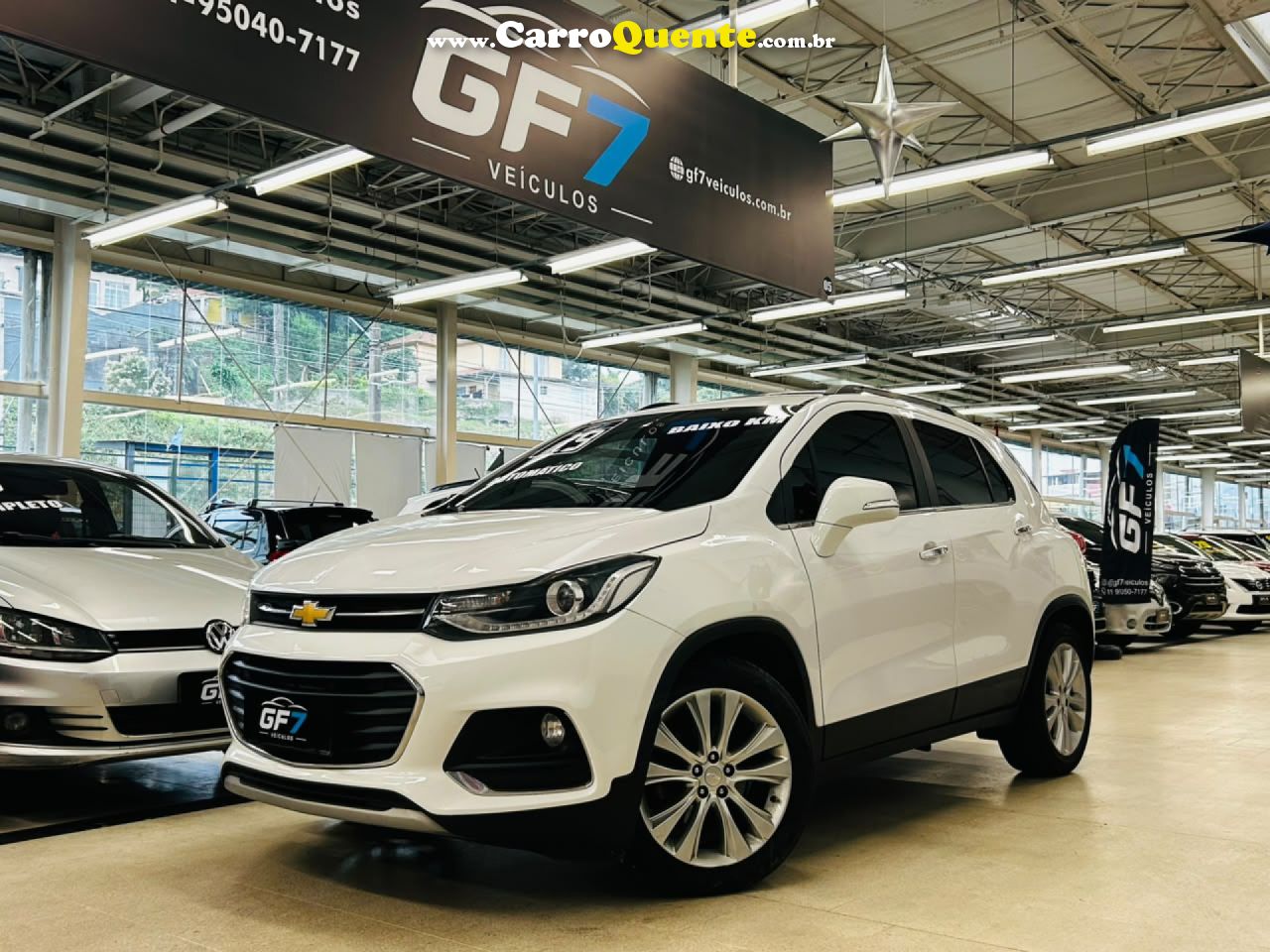 CHEVROLET   TRACKER PREMIER 1.4 TURBO 16V FLEX AUT   BRANCO 2019 1.4 FLEX - Loja