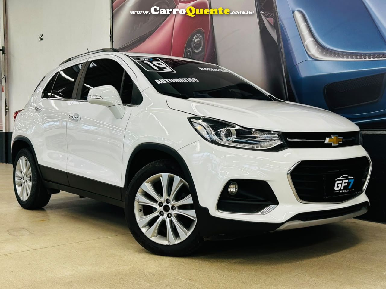 CHEVROLET   TRACKER PREMIER 1.4 TURBO 16V FLEX AUT   BRANCO 2019 1.4 FLEX - Loja