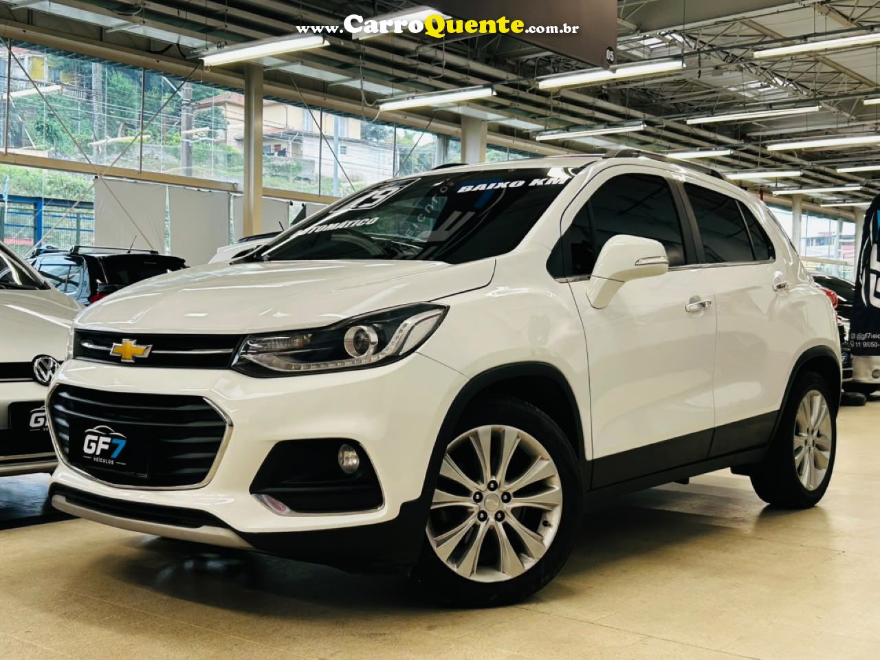 CHEVROLET   TRACKER PREMIER 1.4 TURBO 16V FLEX AUT   BRANCO 2019 1.4 FLEX - Loja