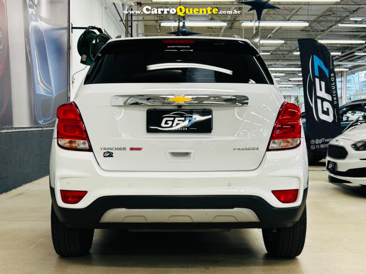 CHEVROLET   TRACKER PREMIER 1.4 TURBO 16V FLEX AUT   BRANCO 2019 1.4 FLEX - Loja