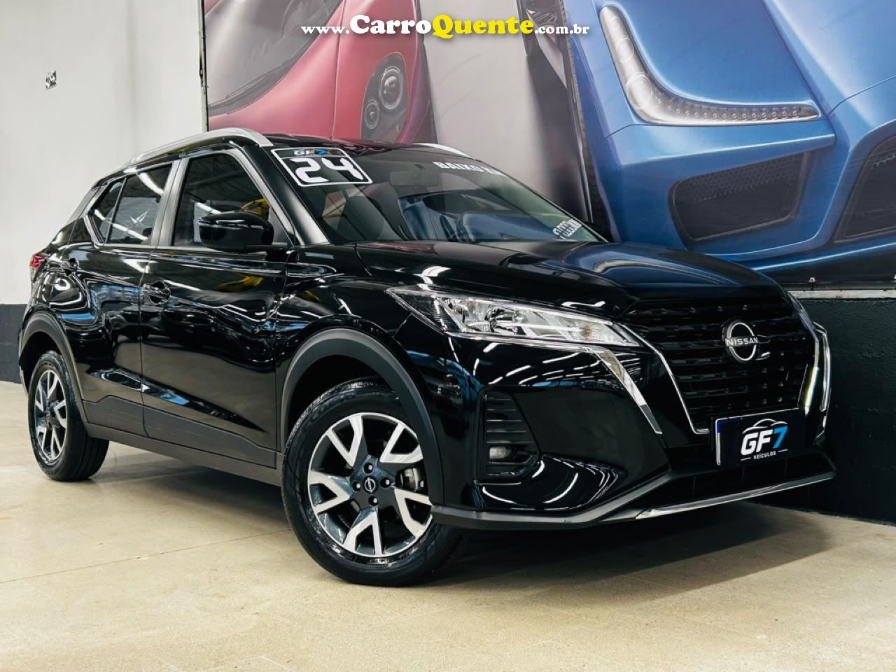 NISSAN   KICKS    PRETO 2024 1.6 FLEX - Loja