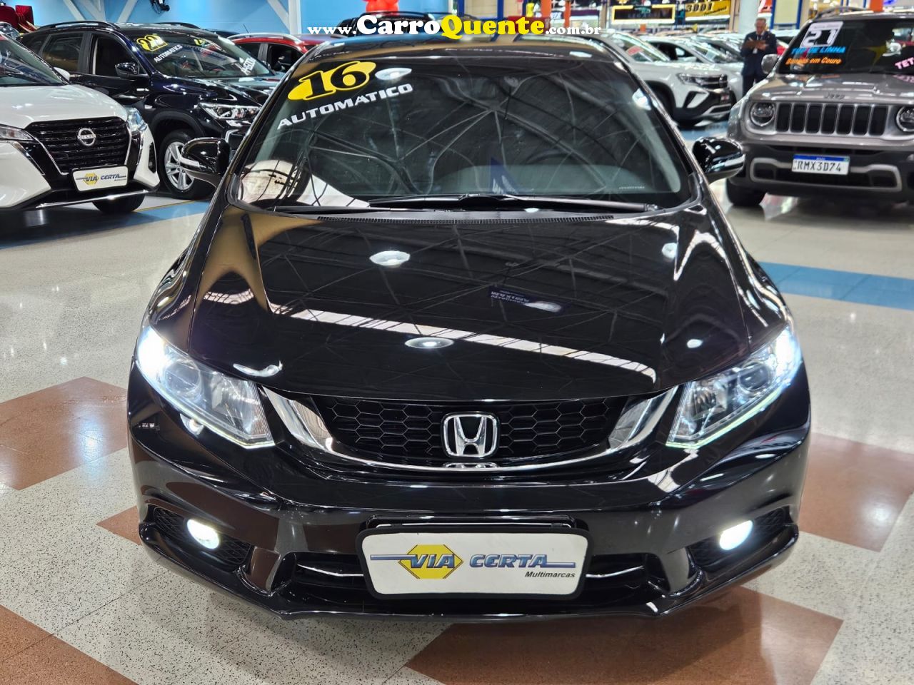 HONDA CIVIC 2.0 LXR * CAUTELAR APROVADO * 2016 - Loja