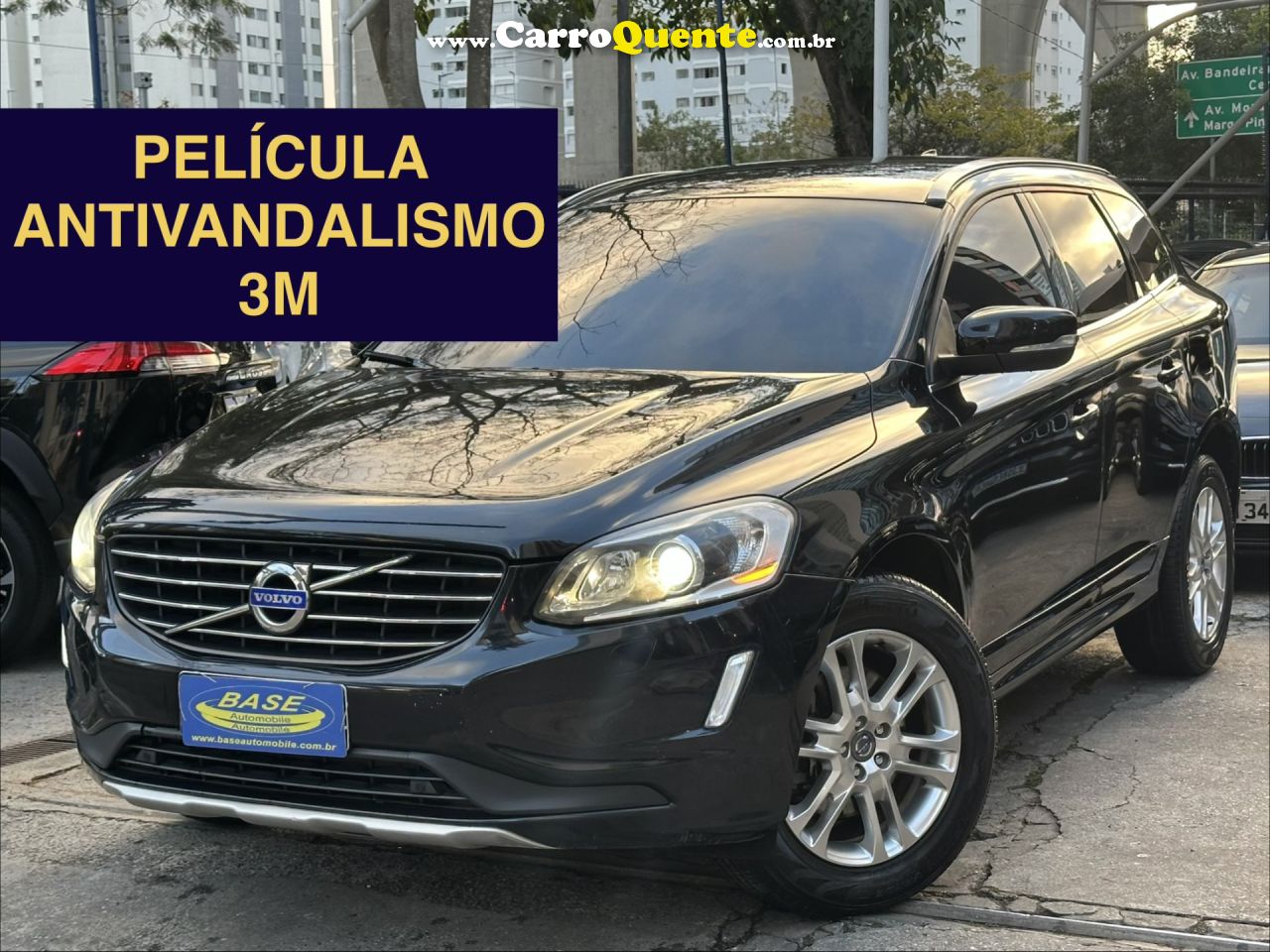 VOLVO   VOLVO XC60 2.0 T5 DYNAMIC FWD TURBO GASOLINA 4P AUTOMÁTICO   PRETO 2014 2.0 T GASOLINA - Loja