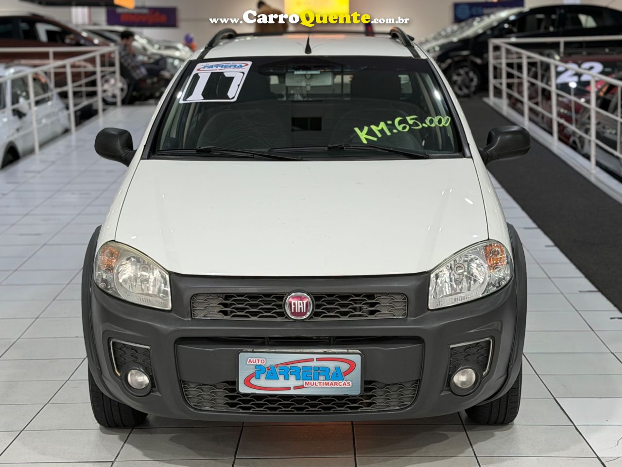 FIAT STRADA 1.4 MPI HARD WORKING CD 8V 2017 - Loja