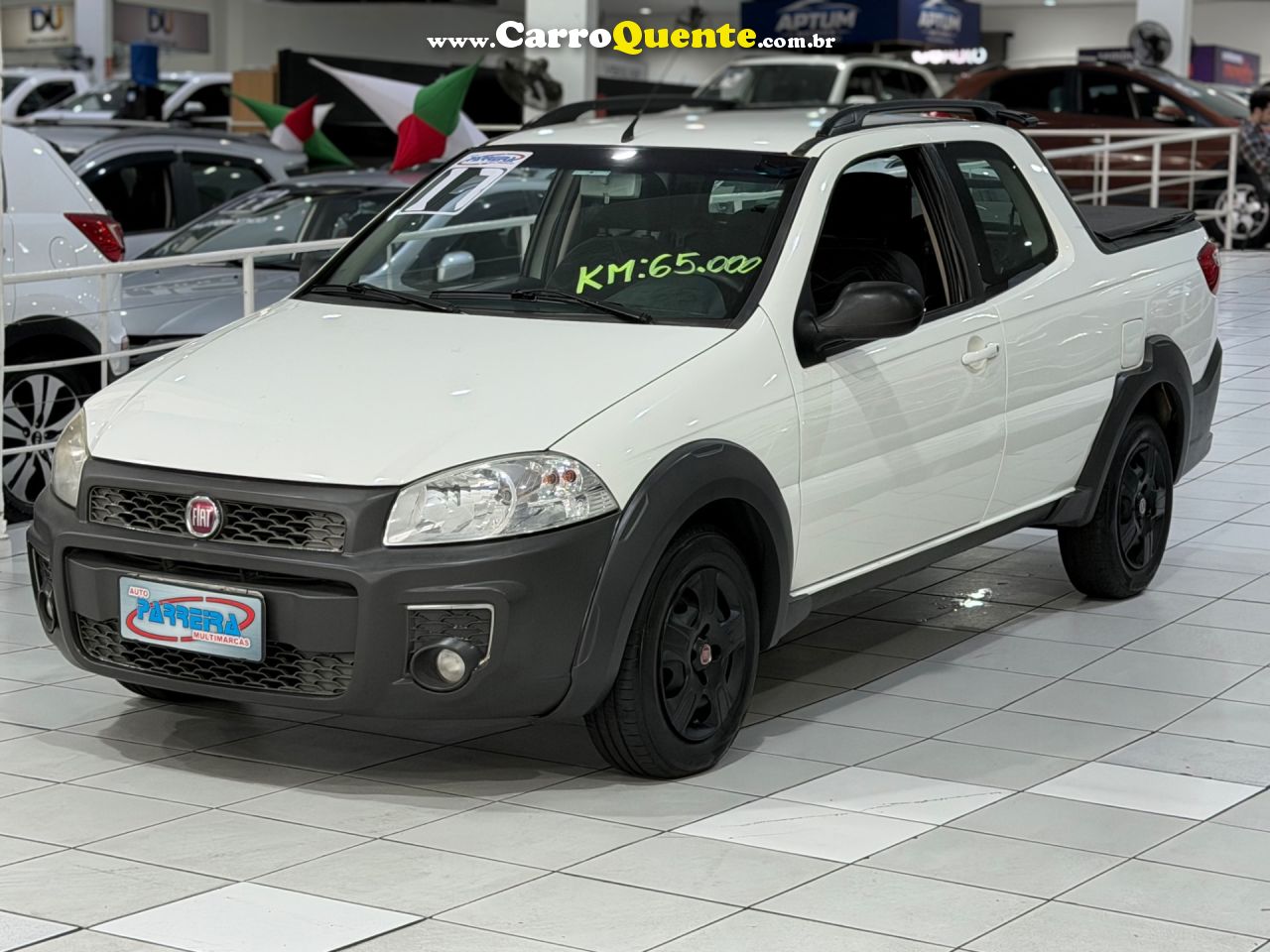 FIAT STRADA 1.4 MPI HARD WORKING CD 8V 2017 - Loja