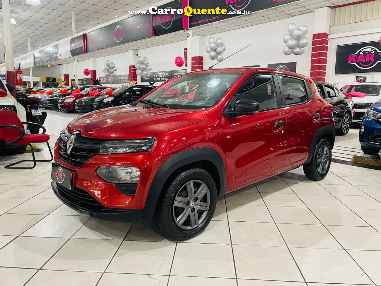 RENAULT   KWID ZEN 1.0 FLEX 12V 5P MEC.   VERMELHO 2026 1.0 FLEX - Loja