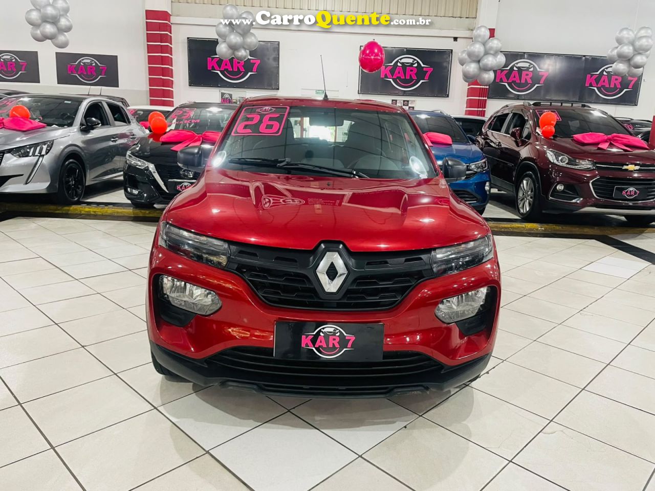 RENAULT   KWID ZEN 1.0 FLEX 12V 5P MEC.   VERMELHO 2026 1.0 FLEX - Loja