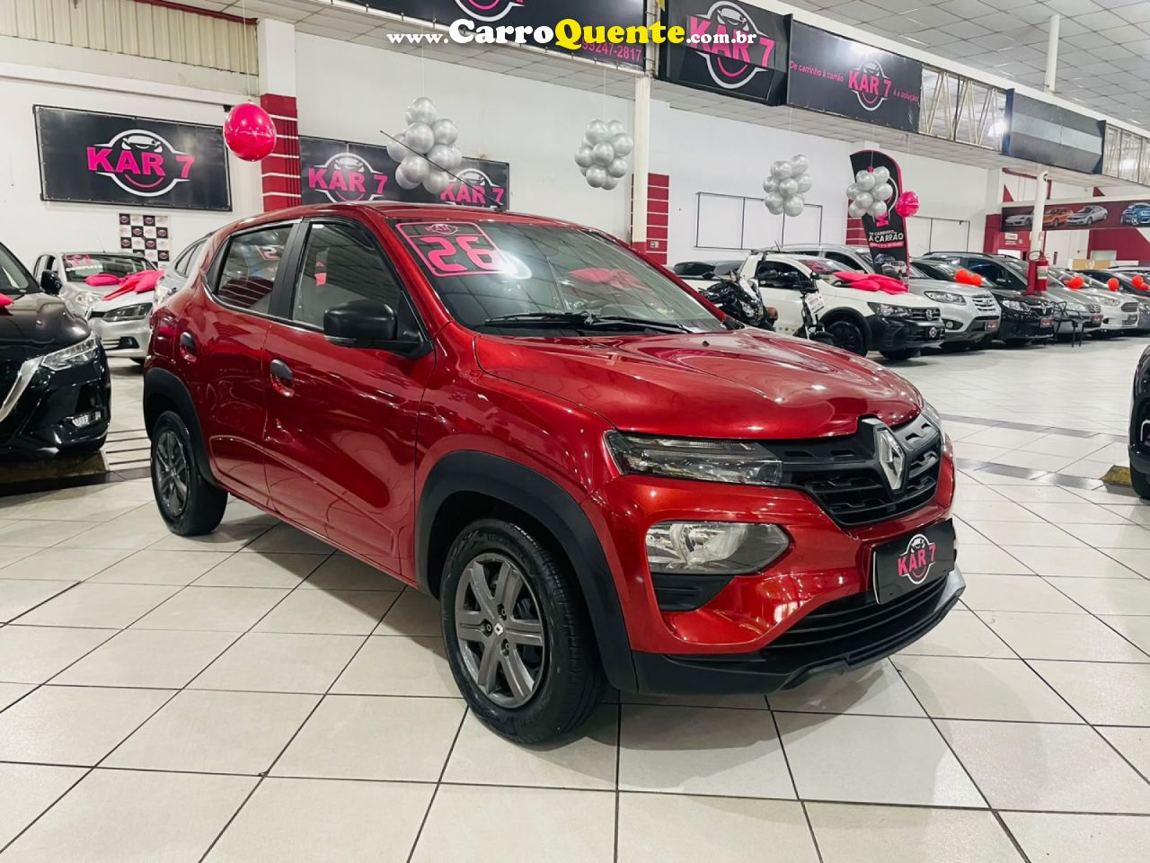 RENAULT   KWID ZEN 1.0 FLEX 12V 5P MEC.   VERMELHO 2026 1.0 FLEX - Loja