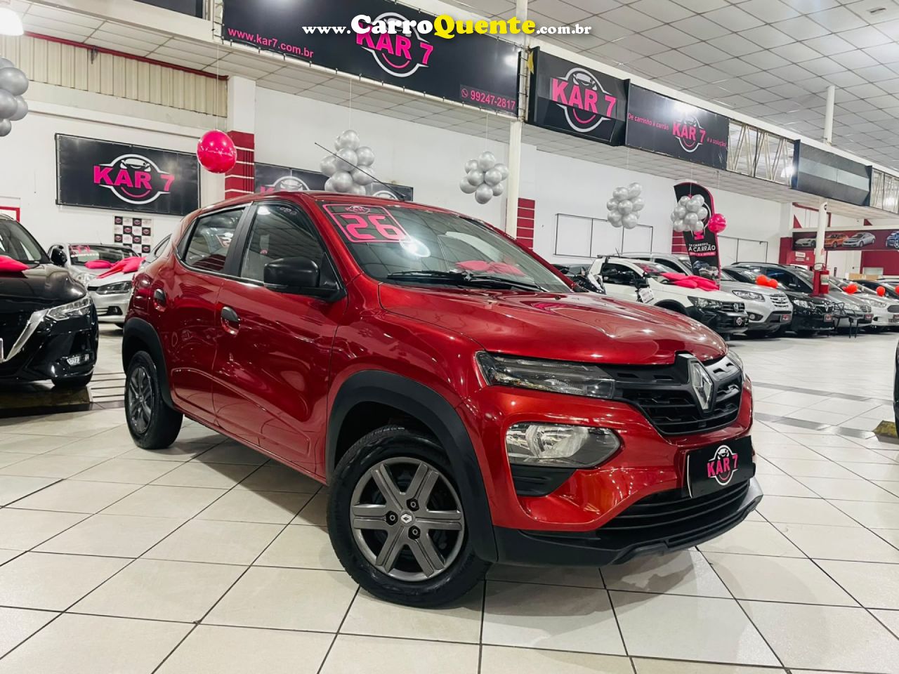 RENAULT   KWID ZEN 1.0 FLEX 12V 5P MEC.   VERMELHO 2026 1.0 FLEX - Loja