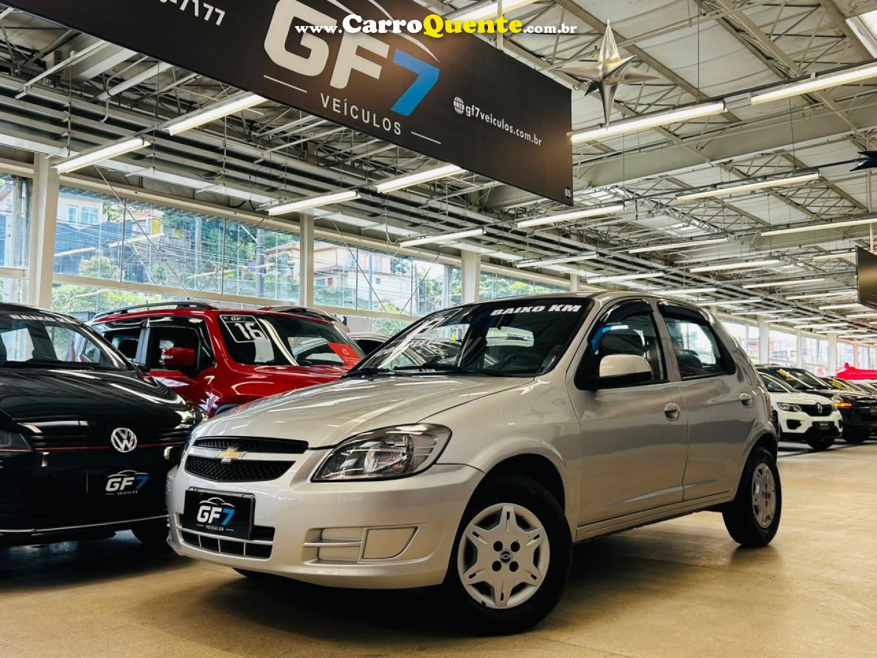 CHEVROLET   CELTA SPIRIT LT 1.0 MPFI 8V FLEXP. 5P   PRATA 2013 1.0 FLEX - Loja