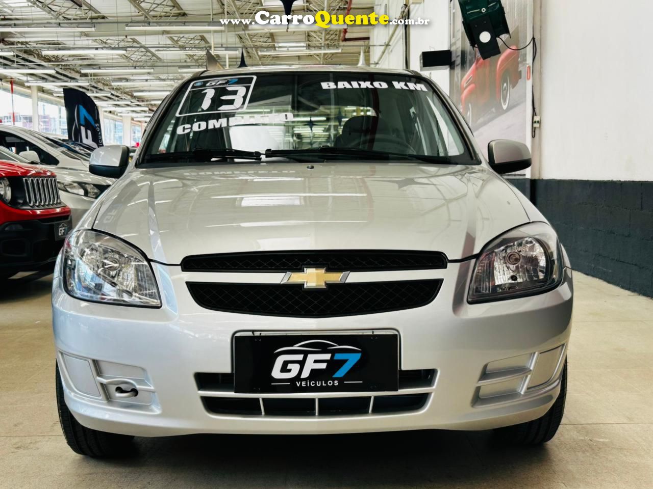 CHEVROLET   CELTA SPIRIT LT 1.0 MPFI 8V FLEXP. 5P   PRATA 2013 1.0 FLEX - Loja
