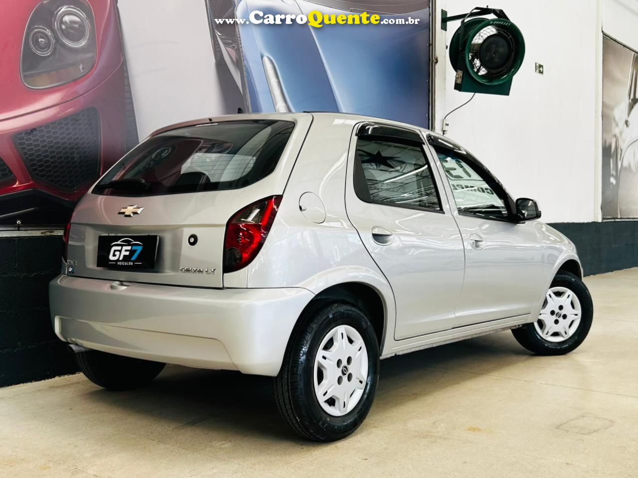 CHEVROLET   CELTA SPIRIT LT 1.0 MPFI 8V FLEXP. 5P   PRATA 2013 1.0 FLEX - Loja