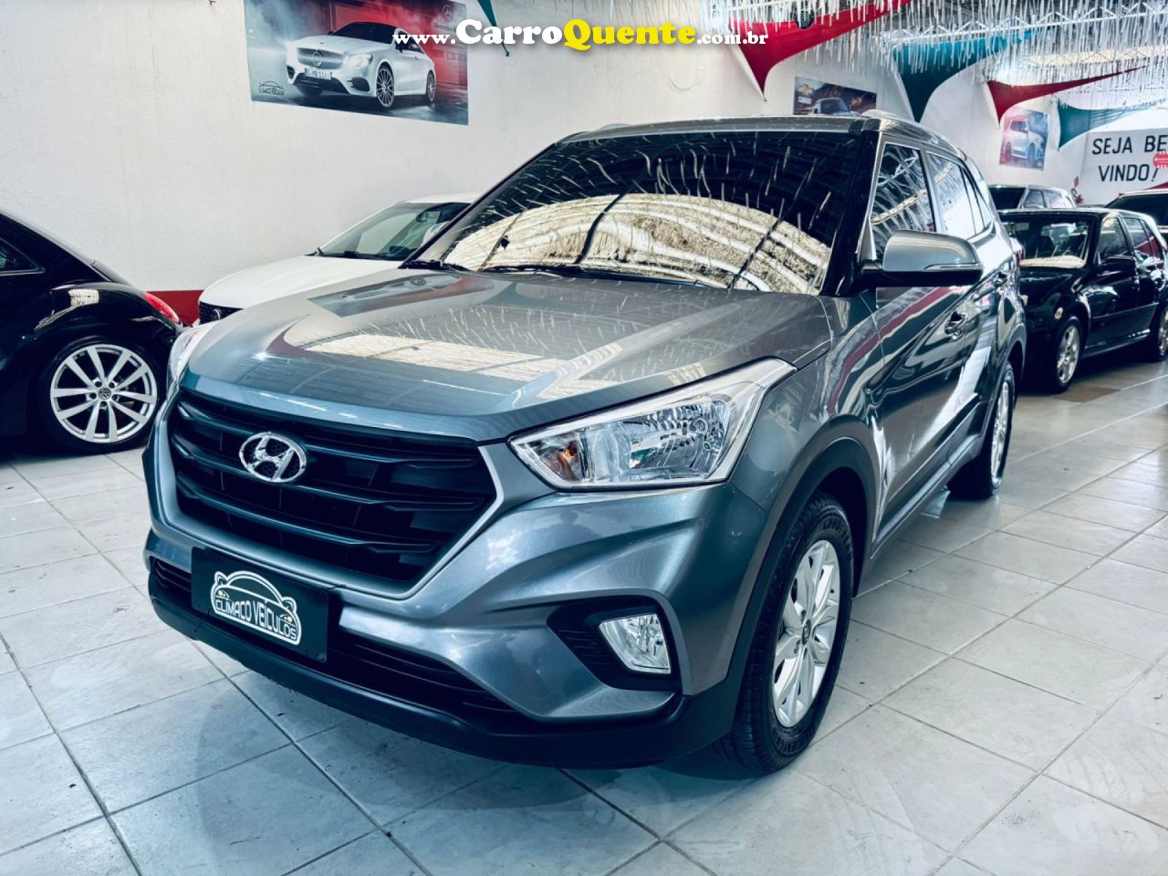 HYUNDAI   CRETA ACTION 1.6 16V FLEX AUT.   CINZA 2024 1.6 FLEX - Loja