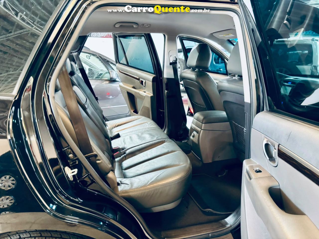 HYUNDAI   SANTA FE GLS 3.5 V6 4X4 TIPTRONIC   PRETO 2012 3.5 GASOLINA - Loja