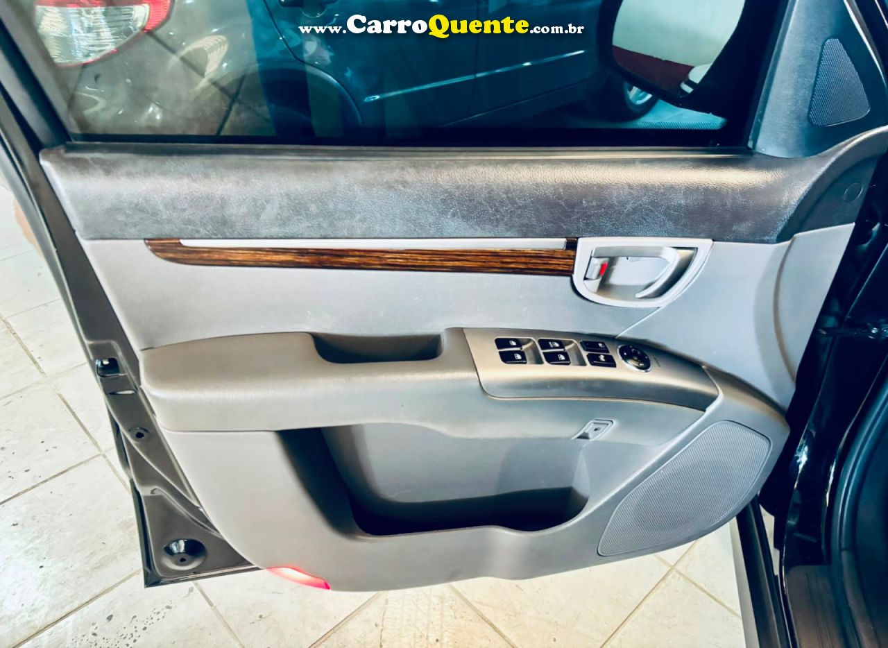 HYUNDAI   SANTA FE GLS 3.5 V6 4X4 TIPTRONIC   PRETO 2012 3.5 GASOLINA - Loja