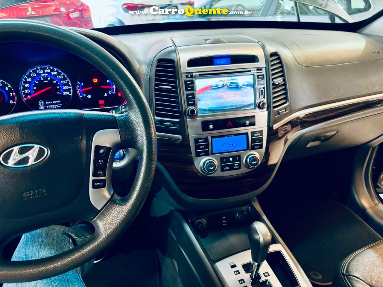 HYUNDAI   SANTA FE GLS 3.5 V6 4X4 TIPTRONIC   PRETO 2012 3.5 GASOLINA - Loja