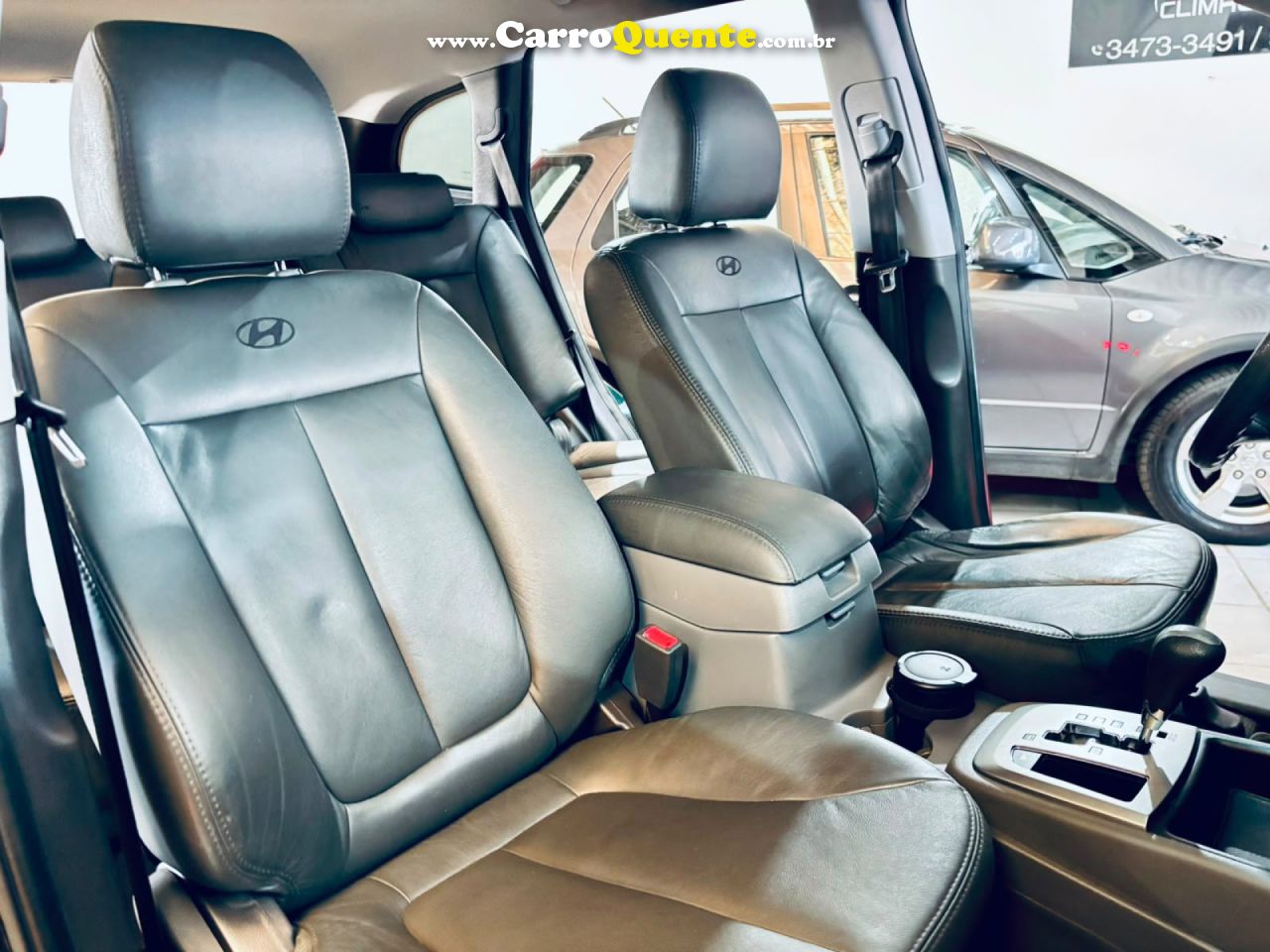 HYUNDAI   SANTA FE GLS 3.5 V6 4X4 TIPTRONIC   PRETO 2012 3.5 GASOLINA - Loja