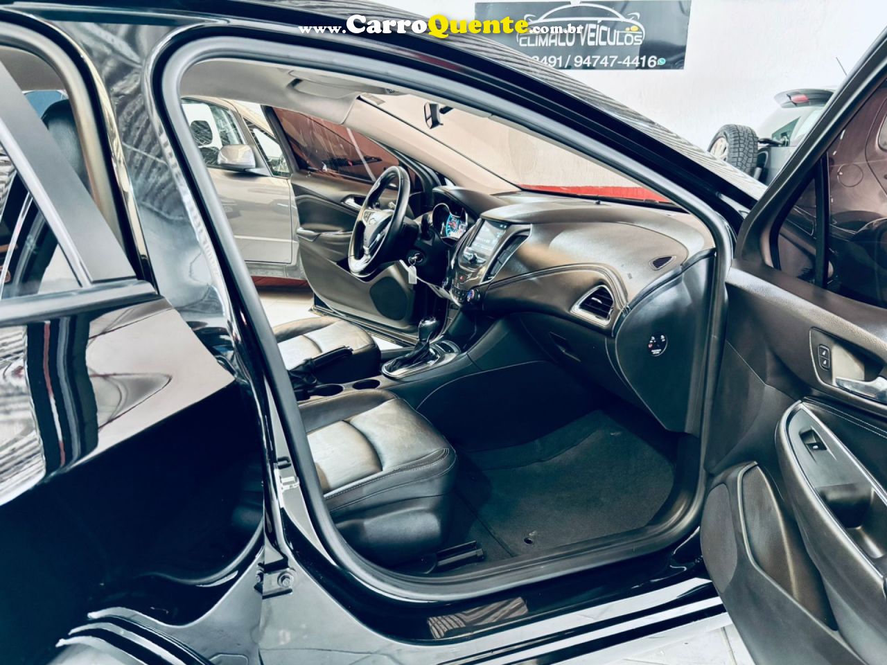 CHEVROLET   CRUZE LT 1.4 16V TURBO FLEX 4P AUT.   PRETO 2017 1.4 FLEX - Loja