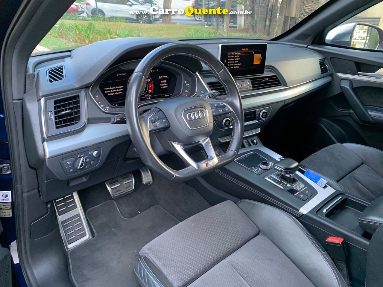 AUDI   SQ5 3.0 V6 TFSI 354CV QUATTRO TIPTRONIC   AZUL 2018 3.0 GASOLINA - Loja