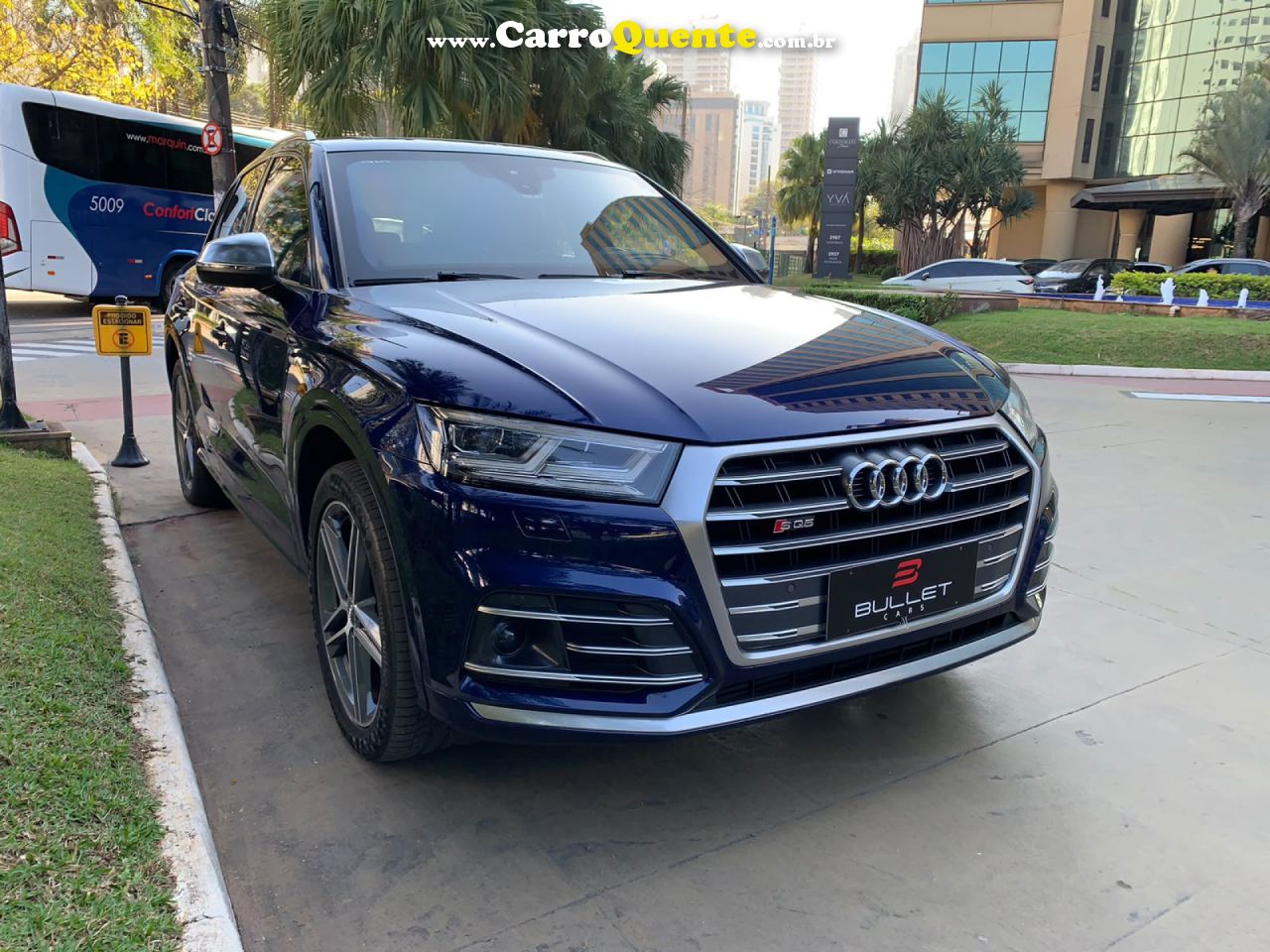 AUDI   SQ5 3.0 V6 TFSI 354CV QUATTRO TIPTRONIC   AZUL 2018 3.0 GASOLINA - Loja