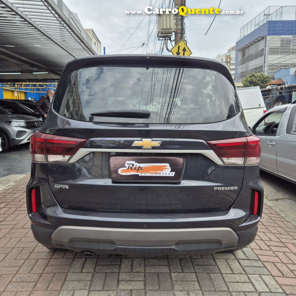 CHEVROLET   SPIN PREMIER 1.8 8V ECONO.FLEX 5P AUT.   CINZA 2025 1.8 FLEX - Loja