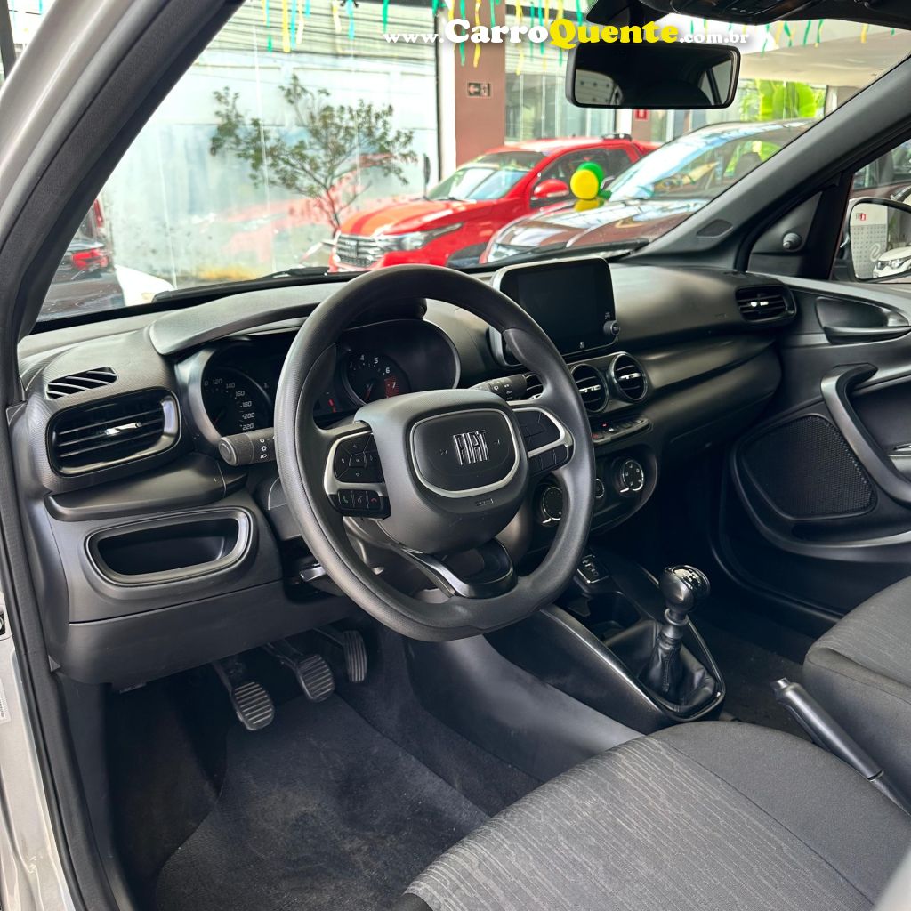 FIAT   ARGO 1.0 6V FLEX.   PRATA 2026 1.0 GASOLINA - Loja