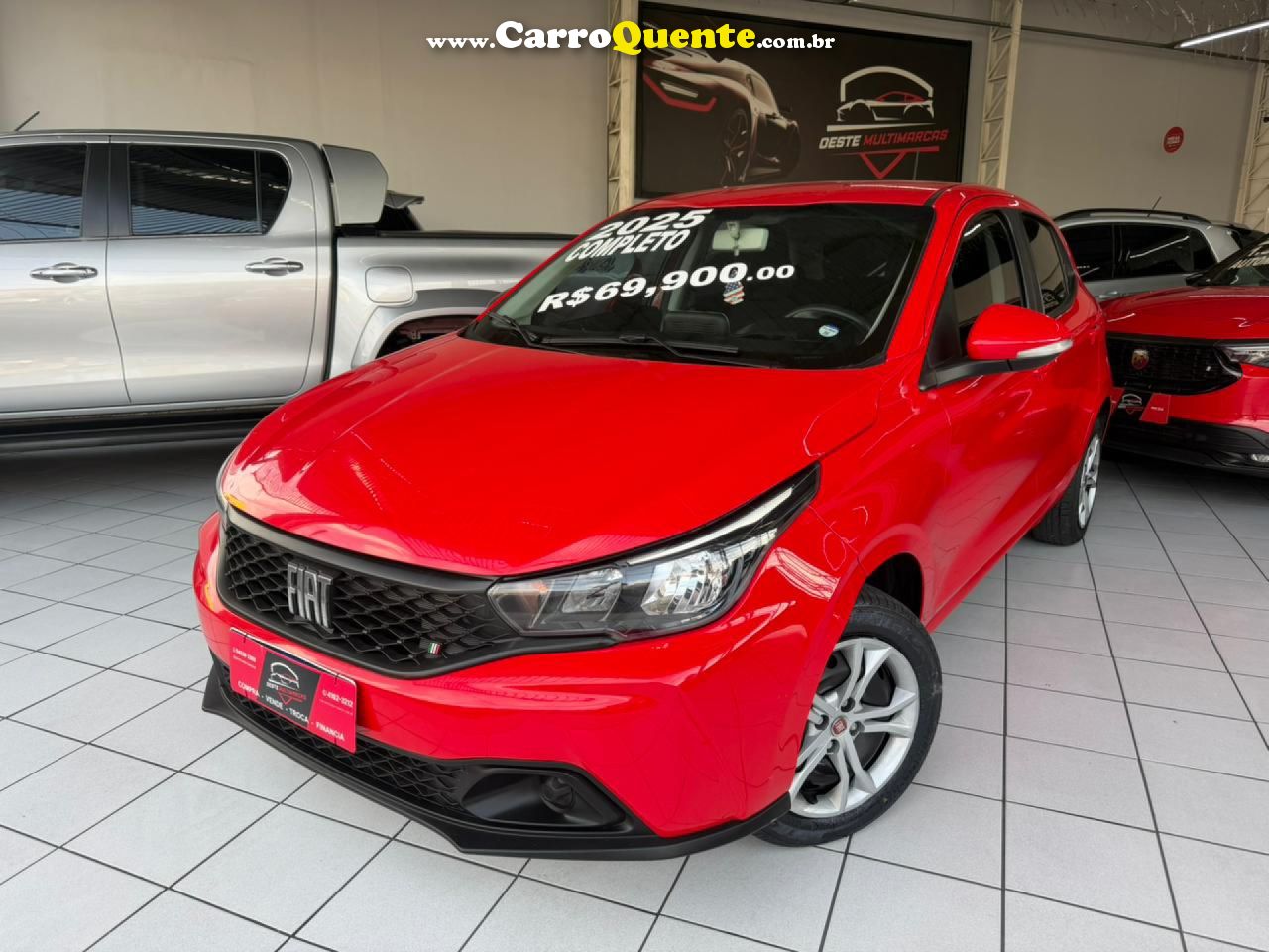 FIAT   ARGO DRIVE 1.0 6V FLEX   VERMELHO 2025 1.0 FLEX - Loja