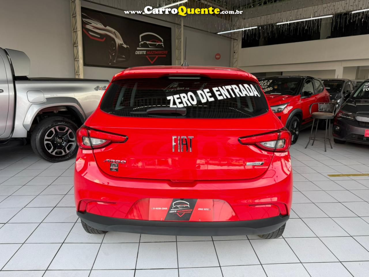 FIAT   ARGO DRIVE 1.0 6V FLEX   VERMELHO 2025 1.0 FLEX - Loja