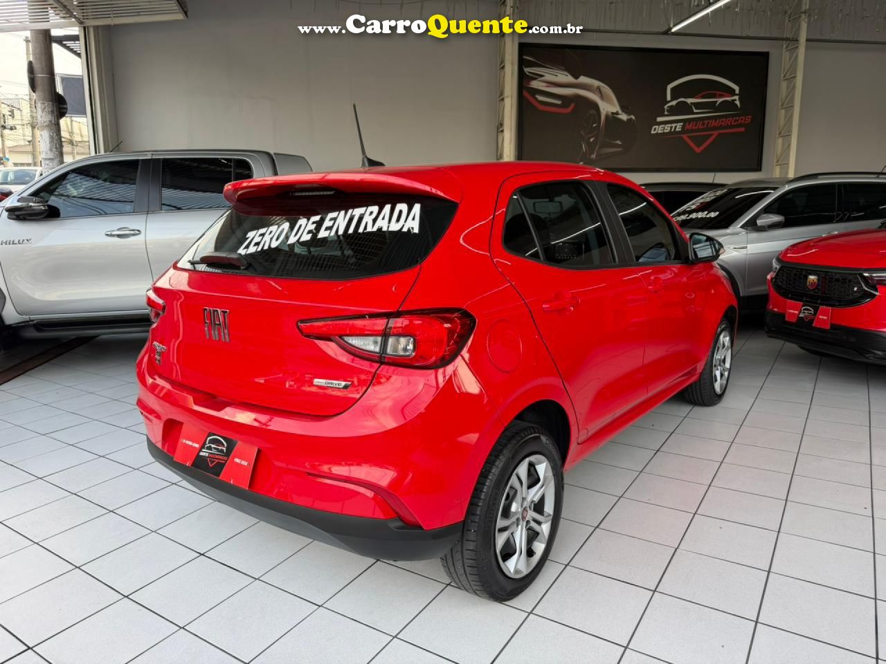 FIAT   ARGO DRIVE 1.0 6V FLEX   VERMELHO 2025 1.0 FLEX - Loja