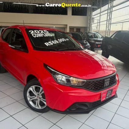 FIAT   ARGO DRIVE 1.0 6V FLEX   VERMELHO 2025 1.0 FLEX