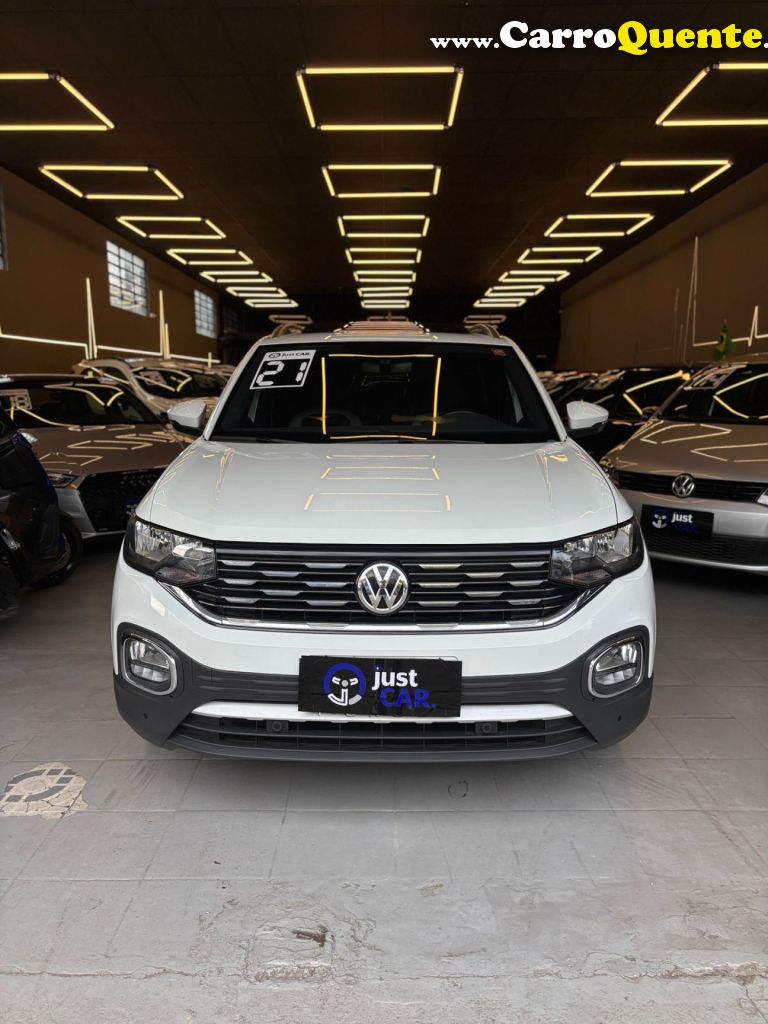 VOLKSWAGEN   T-CROSS HIG. 250 TSI 1.4 FLEX 16V 5P AUT   BRANCO 2021 1.4 FLEX - Loja
