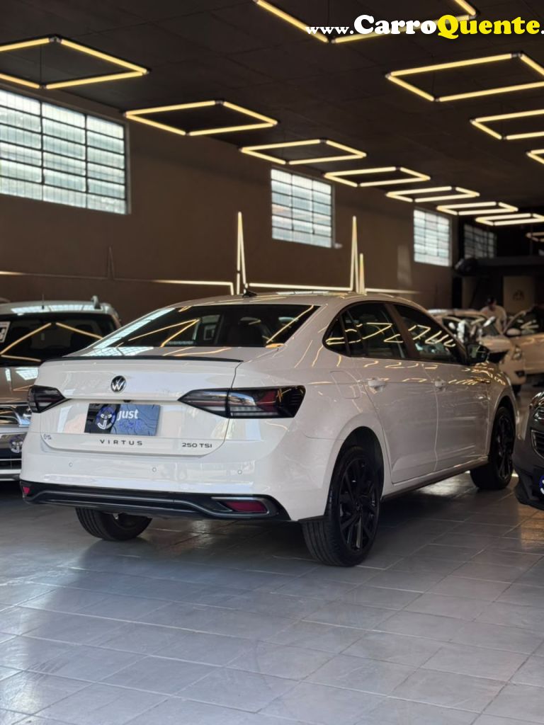 VOLKSWAGEN   VIRTUS EXCLUSIVE 250TSI 1.4 FLEX 16V AUT   BRANCO 2025 1.4 FLEX - Loja