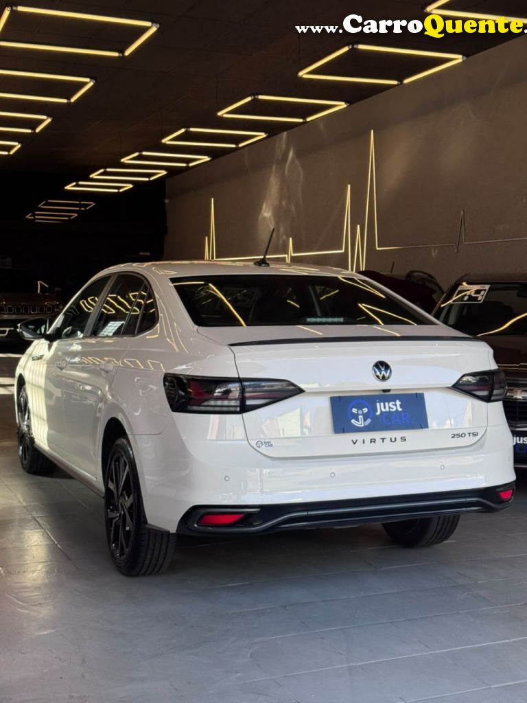 VOLKSWAGEN   VIRTUS EXCLUSIVE 250TSI 1.4 FLEX 16V AUT   BRANCO 2025 1.4 FLEX - Loja