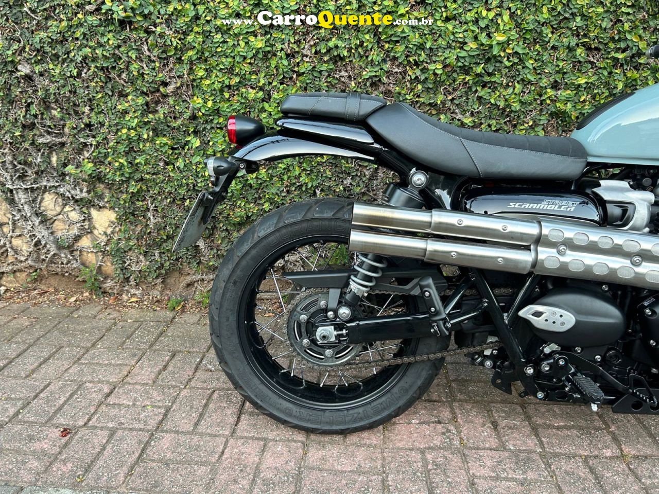 TRIUMPH   STREET SCRAMBLER   CINZA 2022 215498 GASOLINA - Loja