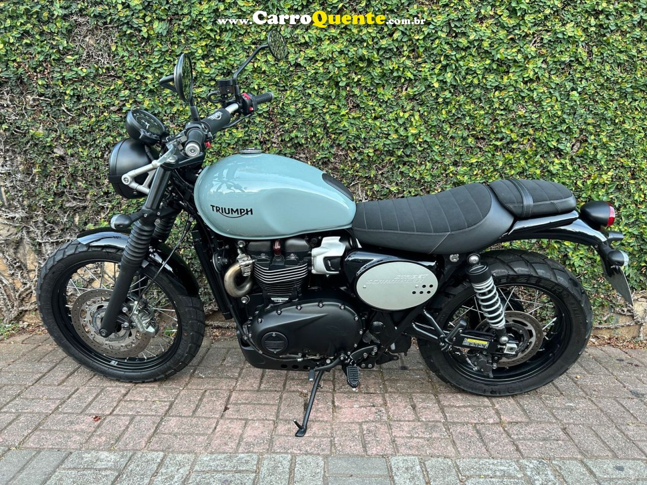 TRIUMPH   STREET SCRAMBLER   CINZA 2022 215498 GASOLINA - Loja