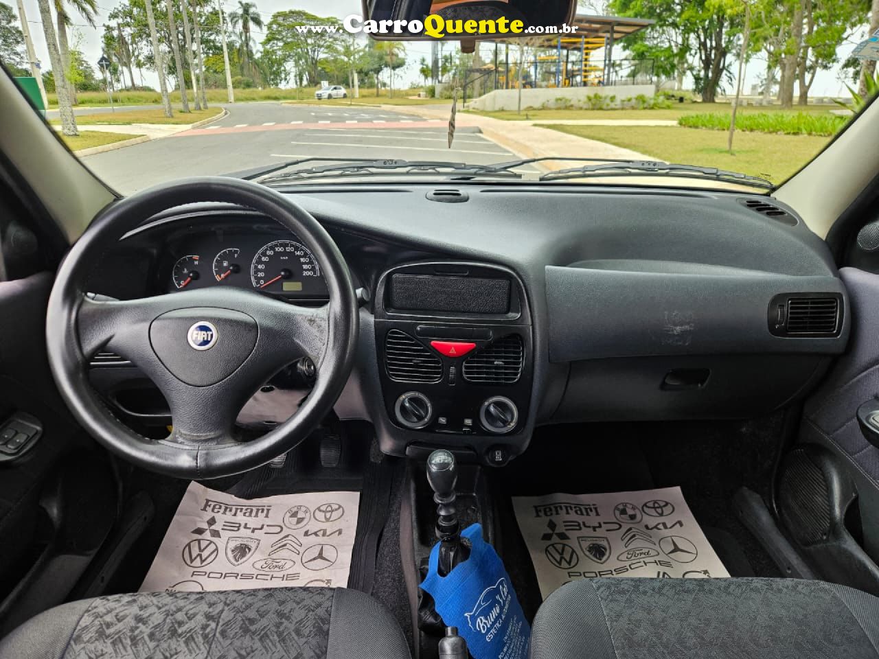 FIAT   PALIO 1.0 TROFEO 1.0 FIRE FIRE FLEX 2P   AZUL 2008 1.0 FLEX - Loja