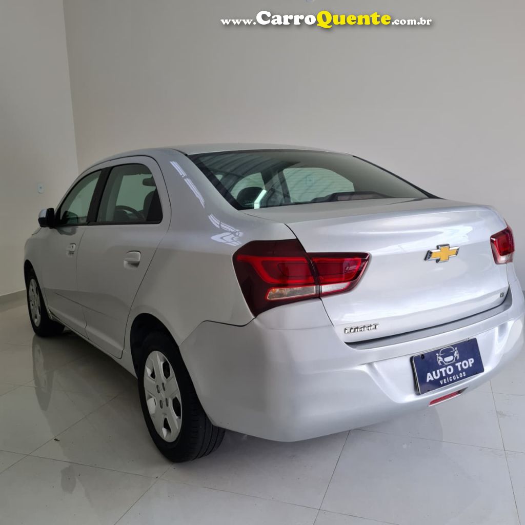 CHEVROLET   COBALT LT 1.4 8V FLEXPOWERECONOFLEX 4P   PRATA 2019 1.4 FLEX - Loja
