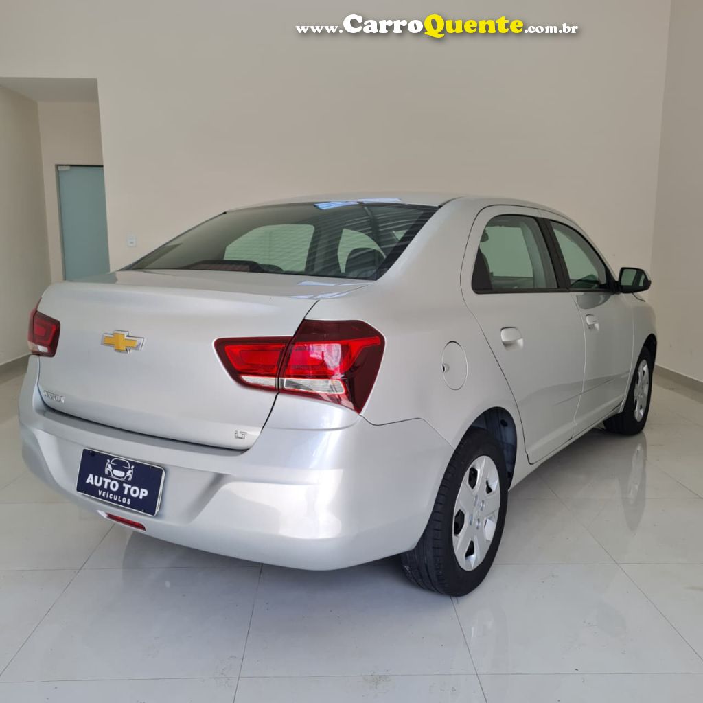CHEVROLET   COBALT LT 1.4 8V FLEXPOWERECONOFLEX 4P   PRATA 2019 1.4 FLEX - Loja