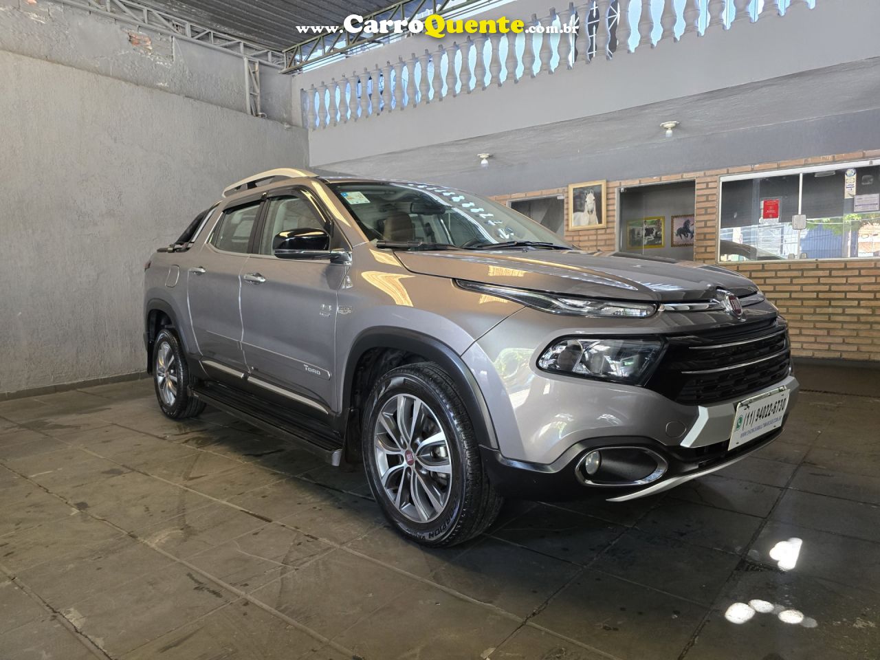 FIAT   TORO VOLCANO 2.0 16V 4X4 TB DIESEL AUT.   CINZA 2019 2.0 DIESEL - Loja