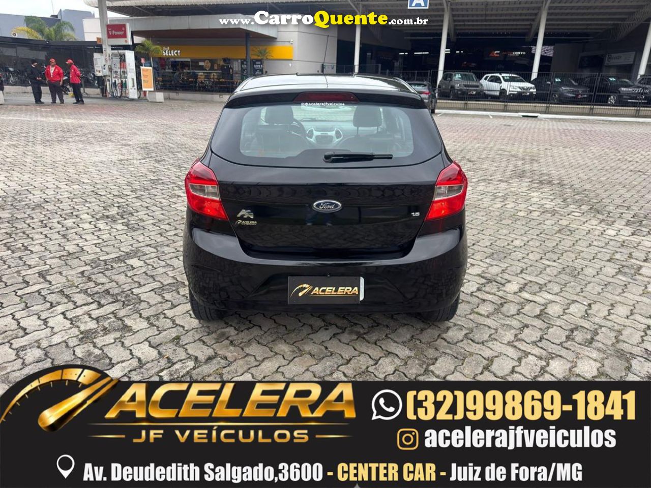 FORD   KA 1.5 SESE PLUS 16V FLEX 5P   PRETO 2015 1.5 FLEX - Loja