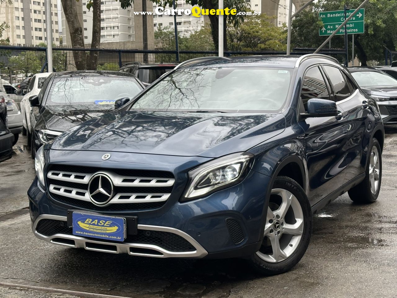 MERCEDES-BENZ   GLA 200 STYLE 1.6 TB 16VFLEX AUT.   AZUL 2020 1.6 FLEX - Loja