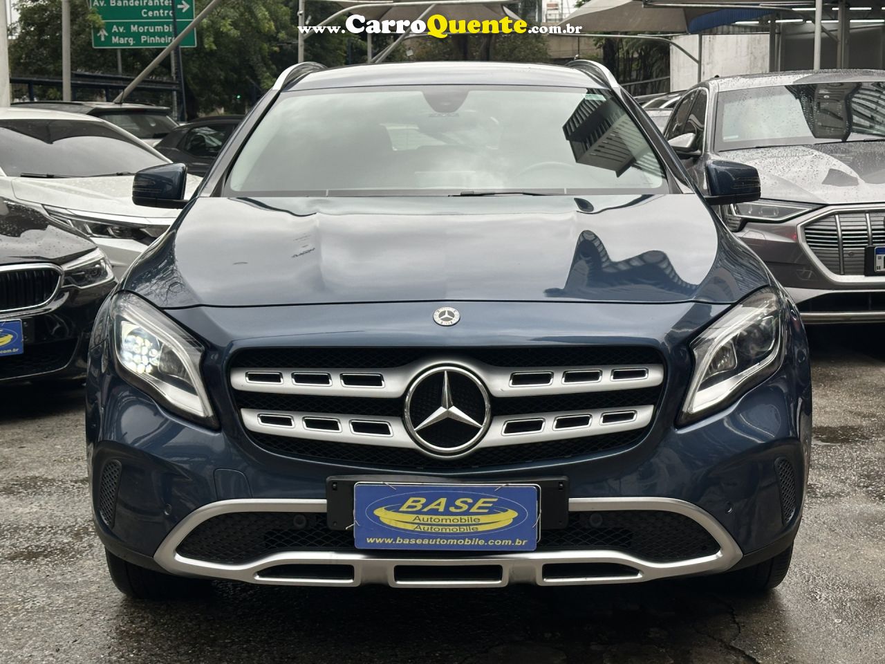 MERCEDES-BENZ   GLA 200 STYLE 1.6 TB 16VFLEX AUT.   AZUL 2020 1.6 FLEX - Loja