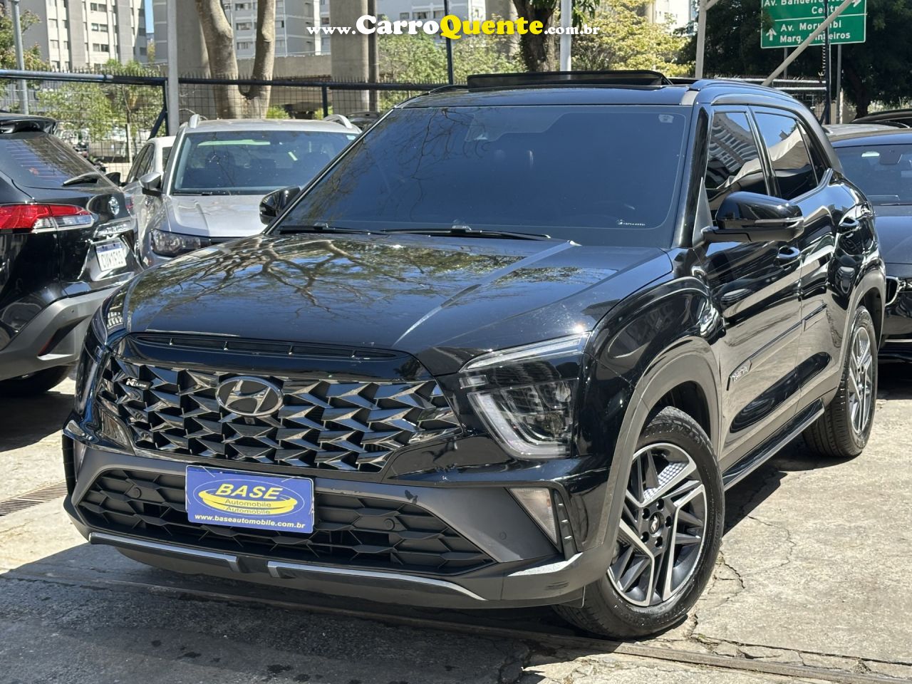 HYUNDAI   CRETA N LINE 1.0 TB 12V FLEX AUT.   PRETO 2025 1.0 T FLEX - Loja
