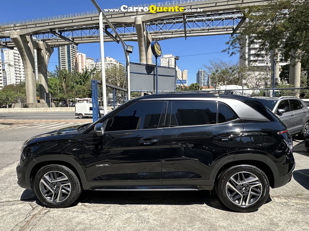 HYUNDAI   CRETA N LINE 1.0 TB 12V FLEX AUT.   PRETO 2025 1.0 T FLEX - Loja