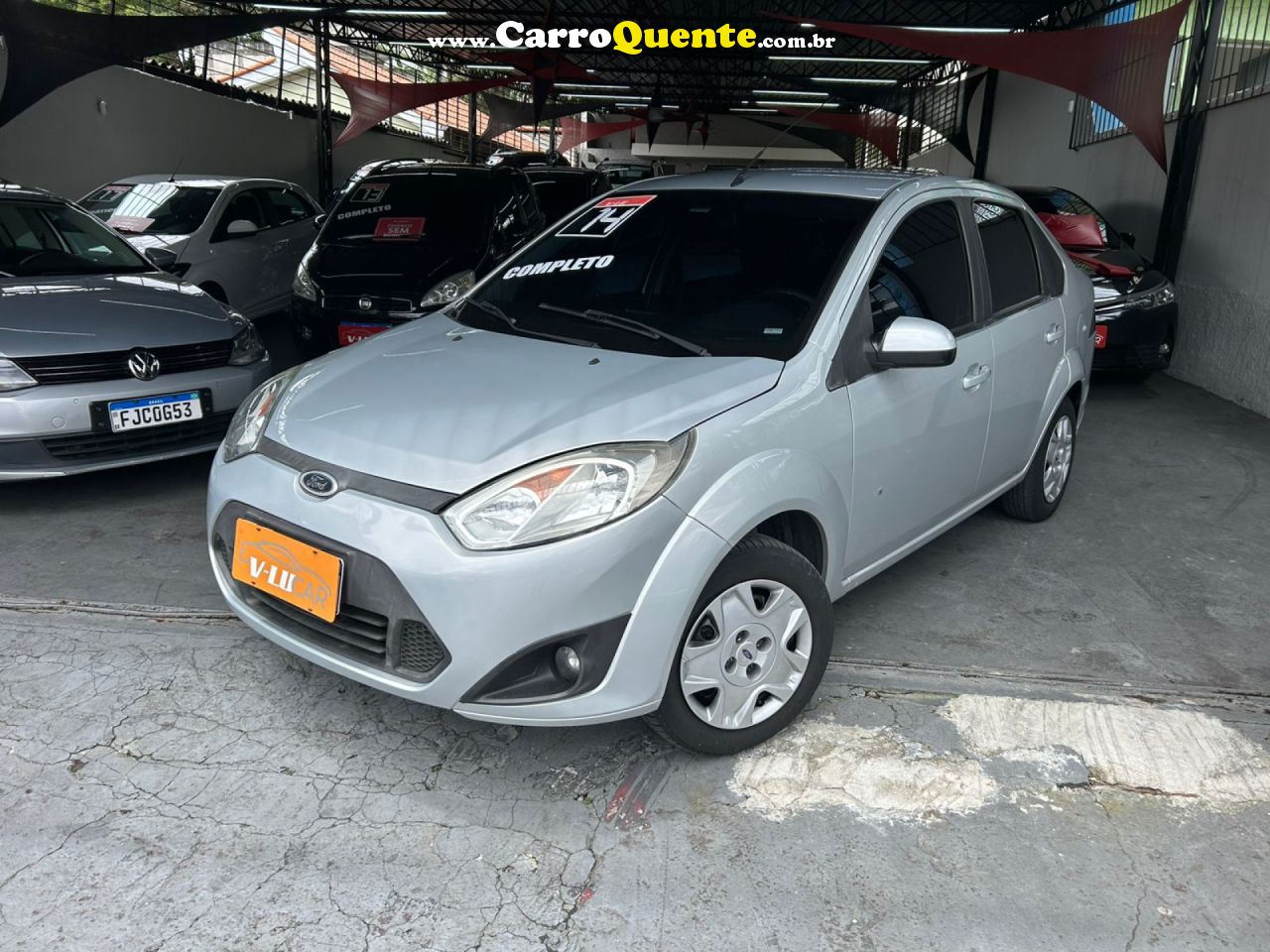 FORD   FIESTA SEDAN SE 1.6 8V FLEX 4P   PRATA 2014 1.6 FLEX - Loja