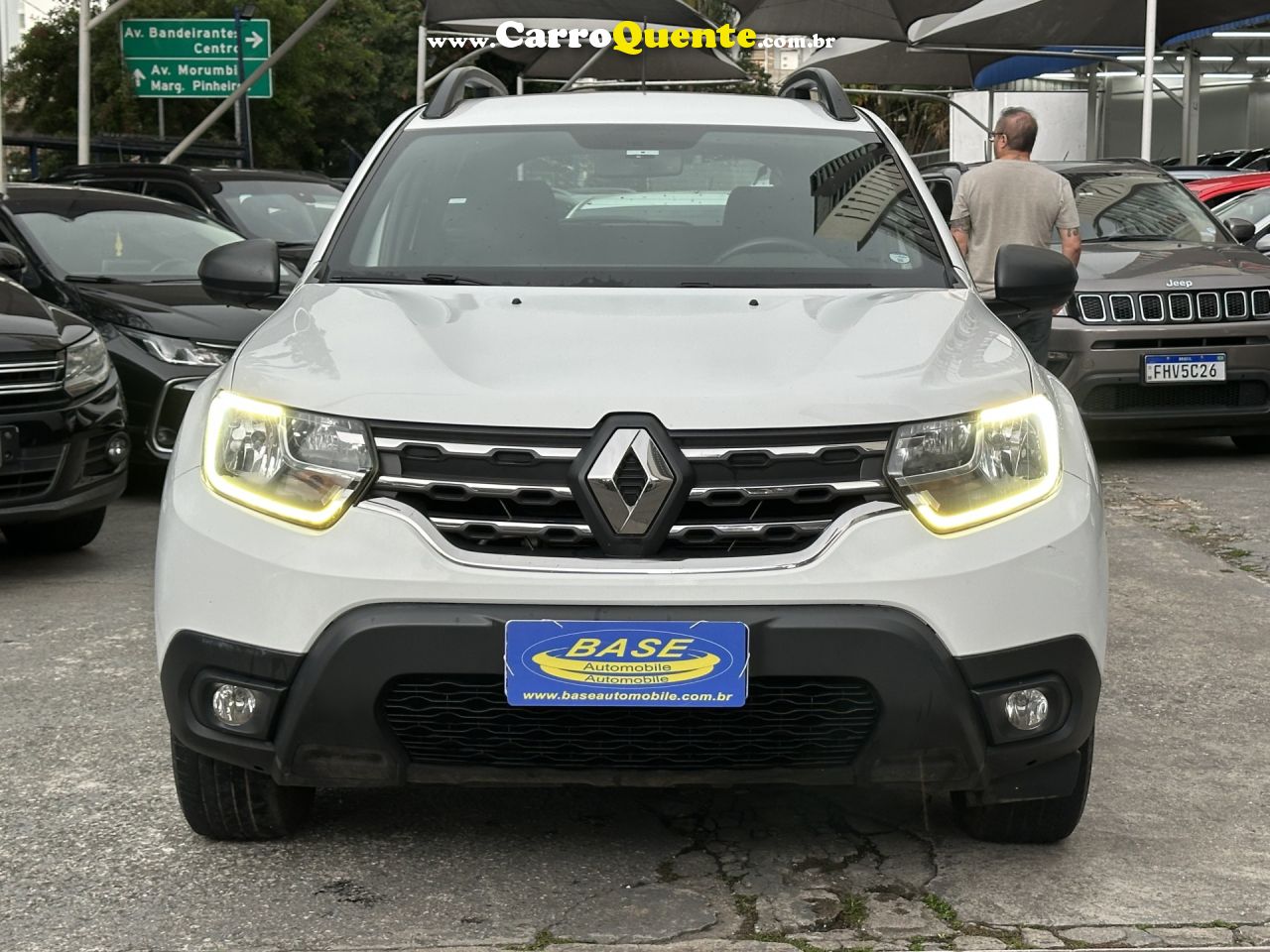 RENAULT   DUSTER INTENSE 1.6 16V FLEX MEC.   BRANCO 2024 1.6 FLEX - Loja