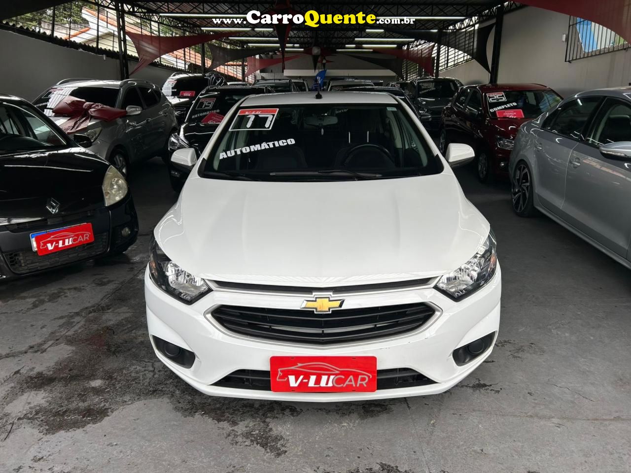 CHEVROLET   ONIX HATCH LT 1.4 8V FLEXPOWER 5P AUT.   BRANCO 2017 1.4 FLEX - Loja